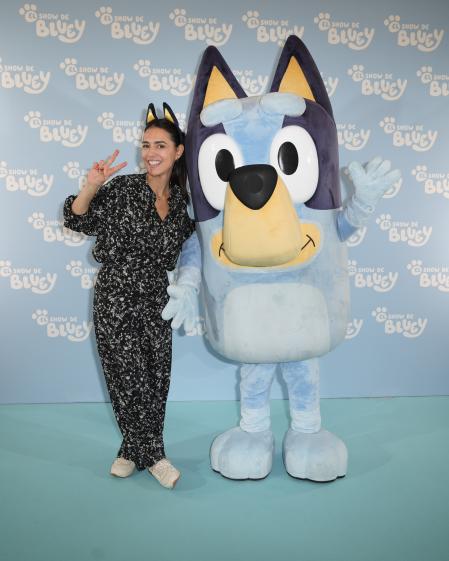 Cristina Brondo con 'Bluey'