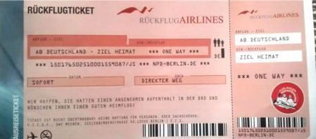 Billetes de la campaña ultra alemana