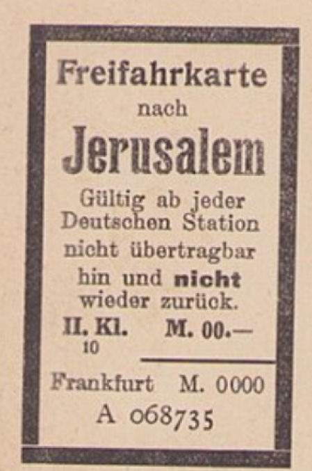 Iniciativas antisemitas de hace más de un siglo