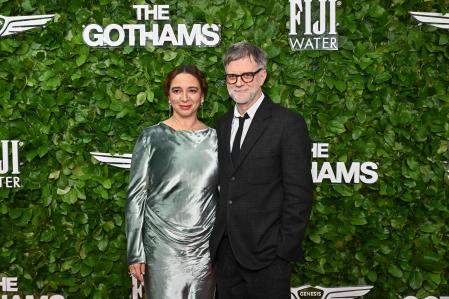 Maya Rudolph y Paul Thomas Anderson en los Premios Gotham