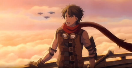 Fotograma de una producción de anime realizada con Sora2.