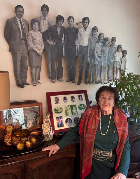 Ana María, en su casa.&nbsp;