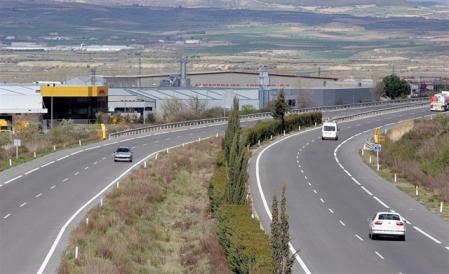La autopista AP-68 a su paso por La Rioja&nbsp;