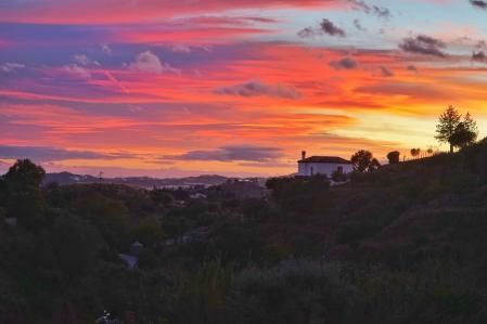 Atardecer en Mijas, Málaga