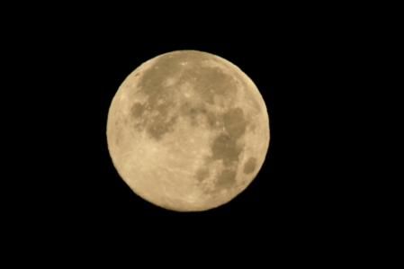La luna llena desde Palamós
