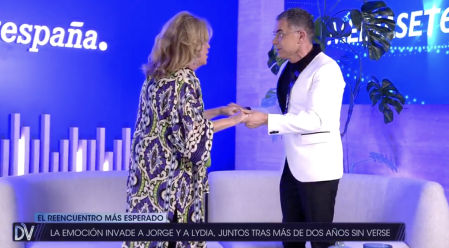 Lydia Lozano y Jorge Javier Vázquez se han reencontrado en un plató de televisión
