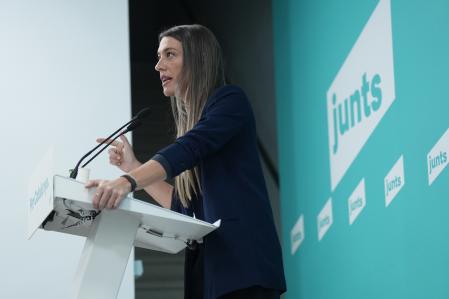 La portavoz de Junts en el Congreso, Miriam Nogueras 