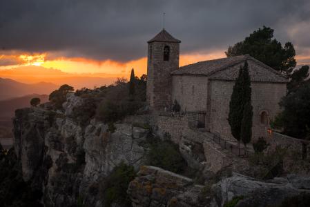 Puesta del sol en Siurana