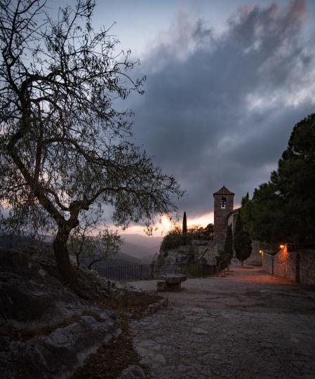 Puesta del sol en Siurana