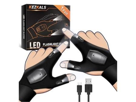 Guantes con luz LED