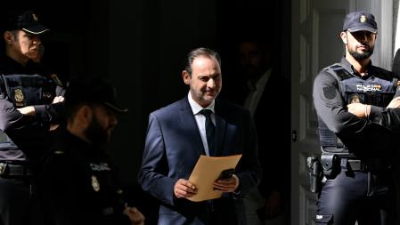 El exministro de Transportes José Luis Ábalos en el Tribunal Supremo&nbsp;