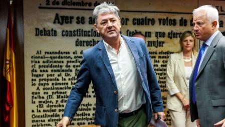 El empresario vasco Antxon Alonso, dueño de la empresa Servinabar, en la comisión de investigación del Senado&nbsp;