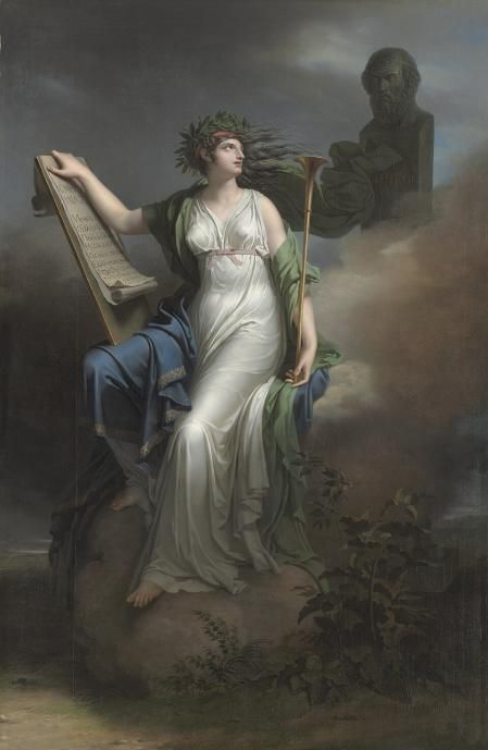 La musa Calíope, por Charles Meynier.