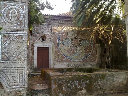 Las conchas forman dibujos geométricos