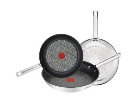 Juego de 3 sartenes de Tefal Duetto.