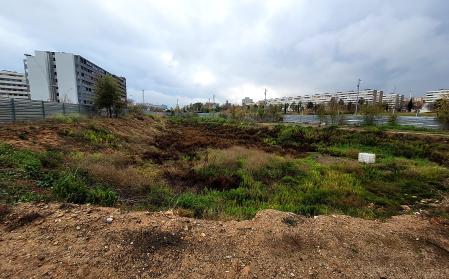 Los terrenos donde se construirá el complejo hotelero Kora .