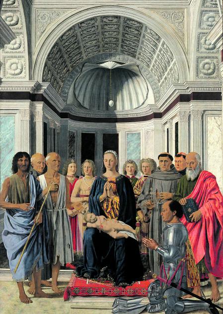 Piero della Francesca: ‘Sacra conversación (Pala de Brera)’, 1472.