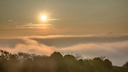 El sol gélido, en Manlleu.