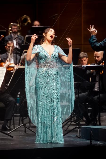Nadine Sierra en un recital en el Liceu el pasado abril; allí regresará en febrero
