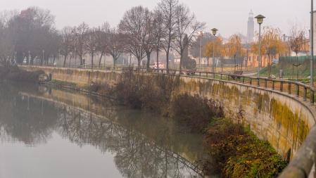 El Ter a su paso por Manlleu.