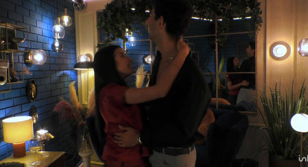 Lucía y Damiano en 'First Dates'