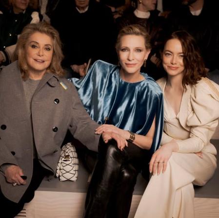 Catherine Deneuve, Cate Blanchet y Emma Stone en el ‘front row’ de Louis Vuitton
