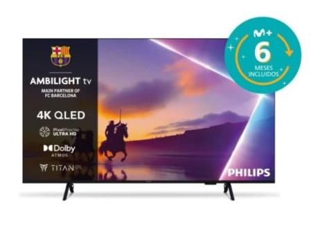 TV Philips QLED 55PUS8400 55 4K UltraHD Ambilight Dolby Atmos Titan OS