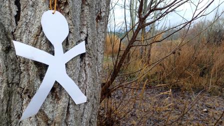 La llufa en el bosque en Manresa