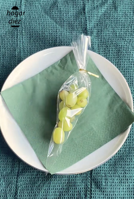 Opción de presentar las uvas en Nochevieja