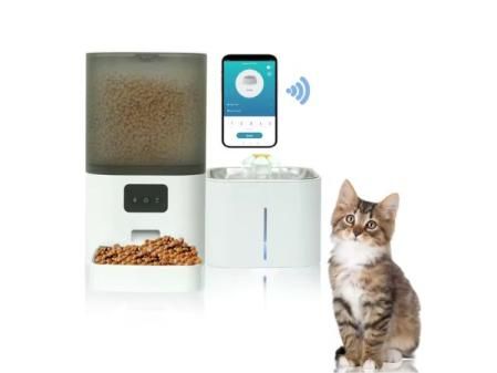 Comedero inteligente para gatos 2 en 1 de DOEL