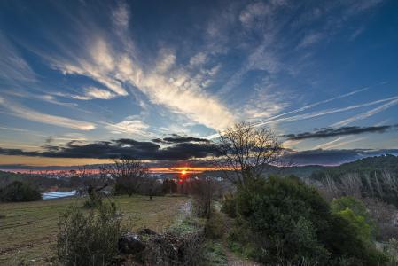 Amanecer en Sant Quintí de Mediona.