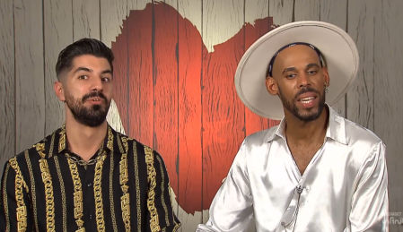 Alessandro y Darwin en 'First Dates'