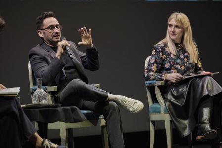 Juan Antonio Bayonaen el Festival de cine español de Nantes