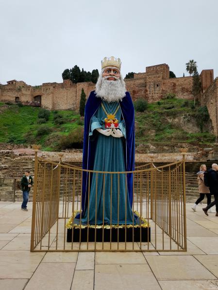 El Rey Mago en Málaga.