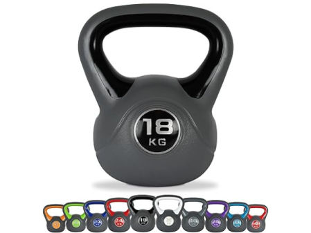 Pesa rusa de 2kg a 20 kg con asa ergonómica para entrenamiento funcional.