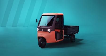 En el apartado de los vehículos comerciales, el protagonista principal de Bruselas es el Fiat Tris, un triciclo eléctrico de vocación urbana