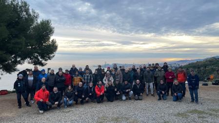 Fotógrafos participantes en el encuentro sobre el 'timelapse'.