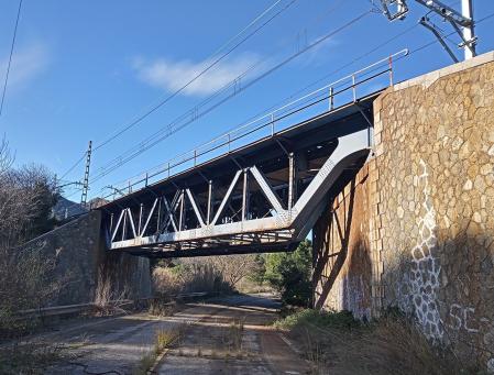El puente Eiffel de Llançà.