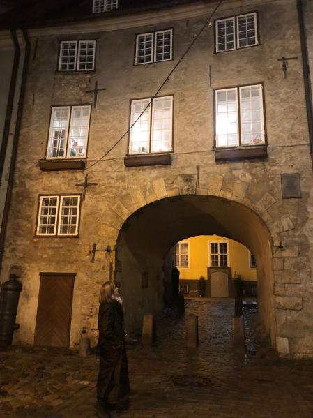 Puerta Sueca en la zona antigua de Riga.