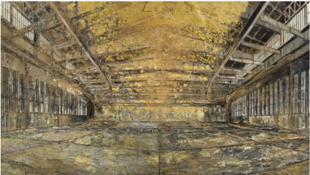 Detalle de 'Danaë', obra de más de 13 metros de ancho que viajará a a València y hasta ahora solo se ha visto en Nueva York&nbsp;