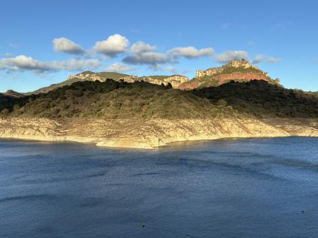El pantano de Siurana, al 17%.