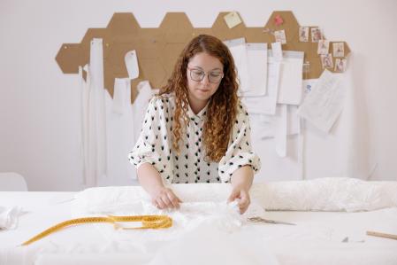 Paola Carolina supo que quería coser desde pequeña