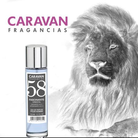 CARAVAN FRAGANCIAS - CAJA DE REGALO con 2 Perfumes Nº58 de 150 ml, para hombre