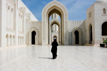 Gran mezquita del Sultán Qaboos en Muscat