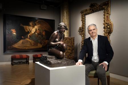 Artur Ramon, con parte de su colección.&nbsp;