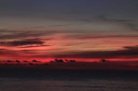 Amanecer de invierno en La Fosca.