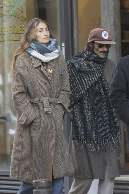 Leiva and his new girlfriend arriving home in Madrid on Saturday, 09 January 2026. ******EXCLUSIVE**********