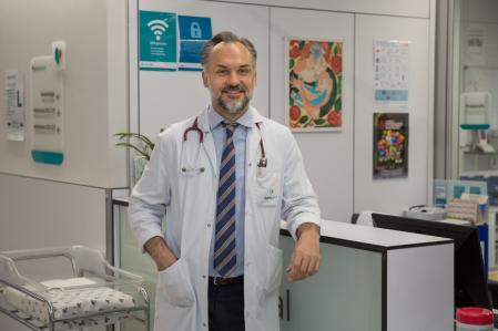 Goran Ristic, doctor del Servicio de Urgencias Pediátricas y jefe de Pediatría del Hospital El Pilar de Barcelona.