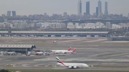 El A380 visto desde el Mirador del Picón del Cura.