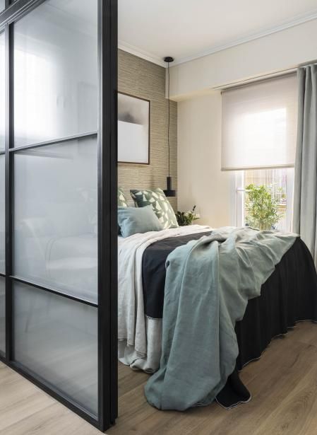 Dormitorio del proyecto de la arquitecta Silvia Trigueros